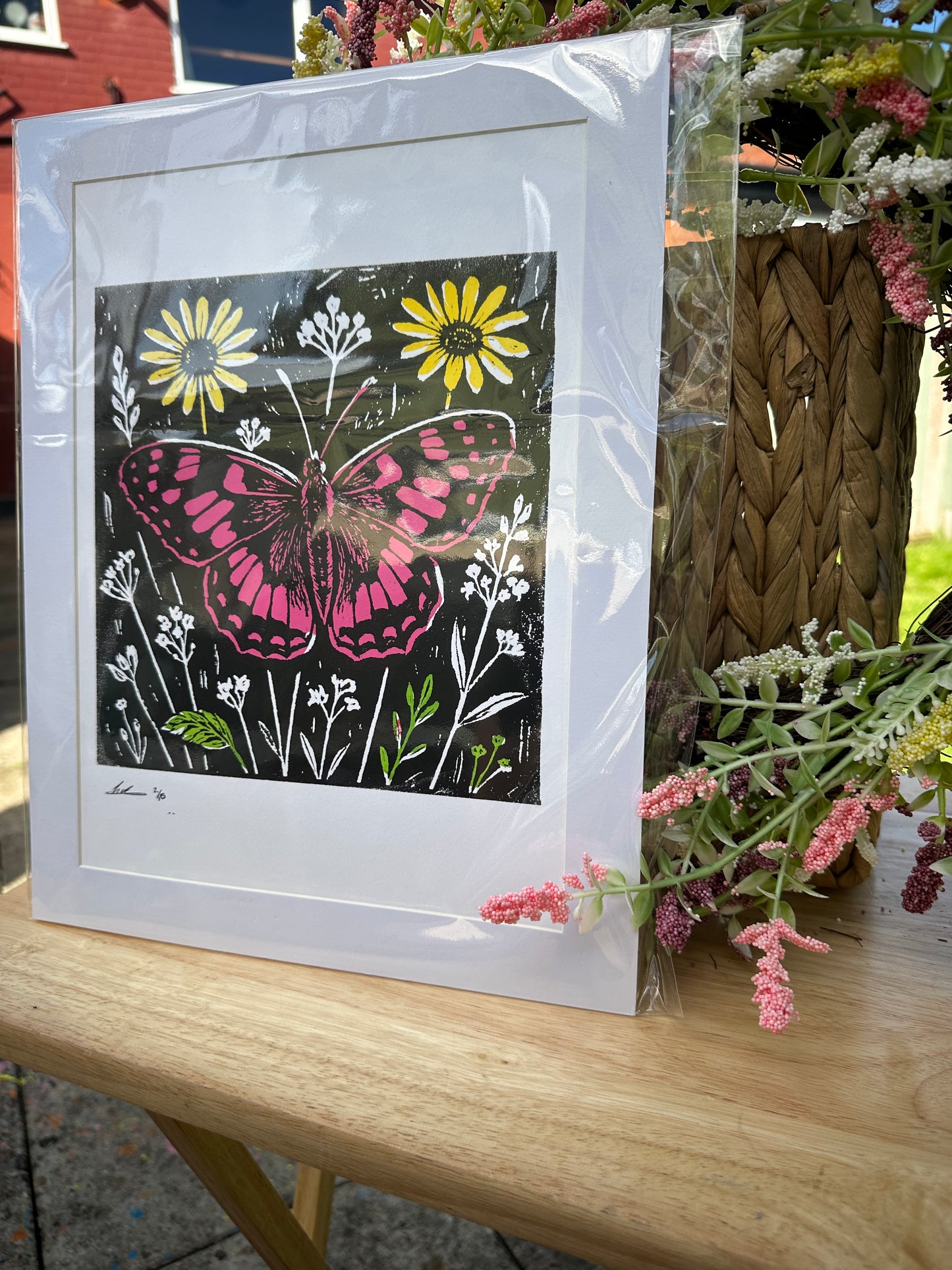 Butterfly Screenprint