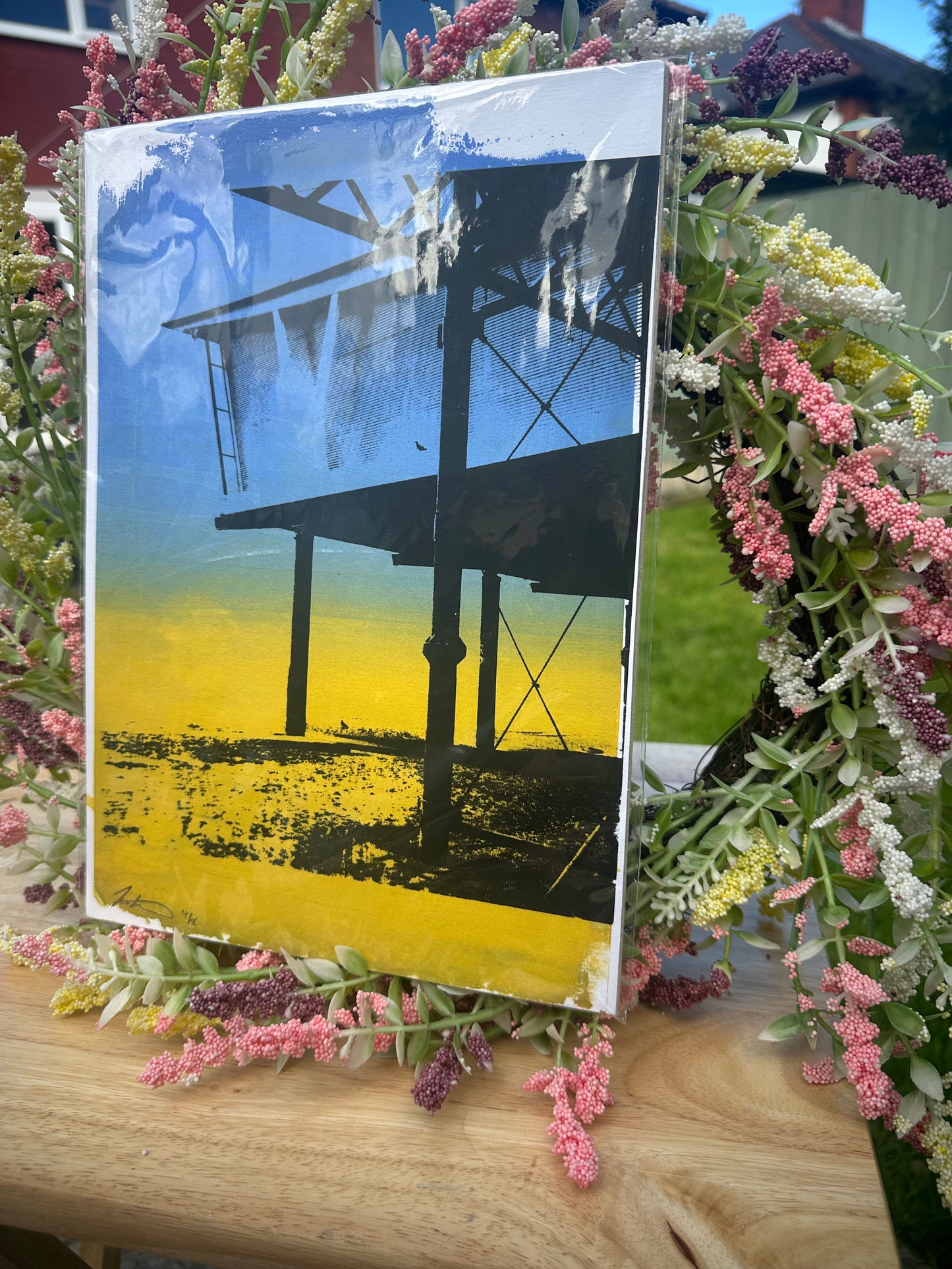 Misprint - Colour Southport Pier Screenprints