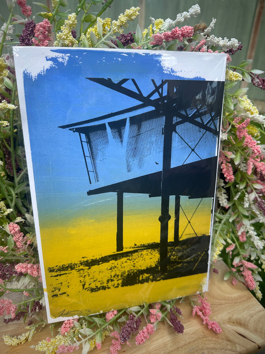 Misprint - Colour Southport Pier Screenprints