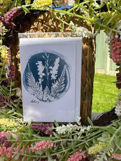 Full Cyanotype Print Cards – Botanical Originals, Circular