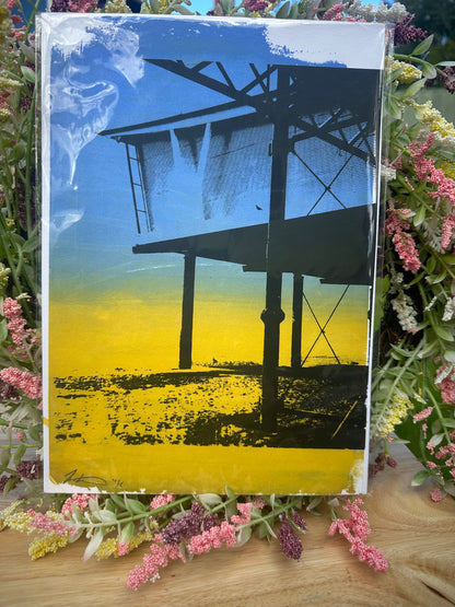 Misprint - Colour Southport Pier Screenprints