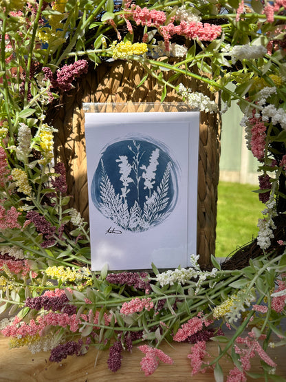 Full Cyanotype Print Cards – Botanical Originals, Circular