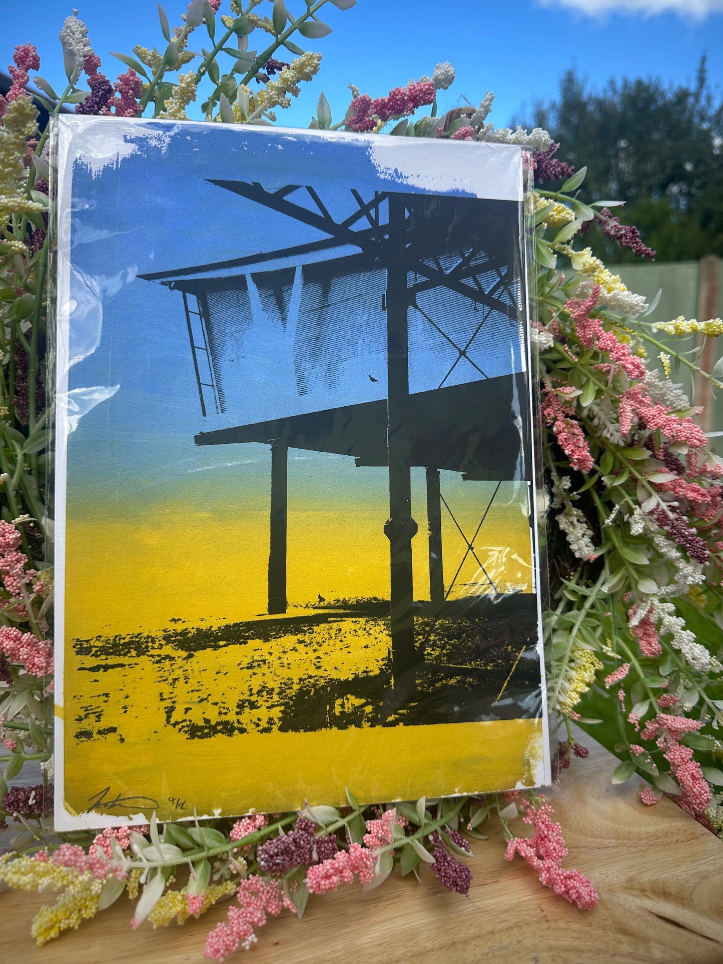 Misprint - Colour Southport Pier Screenprints