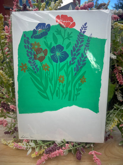 Misprint Colour Block Screenprint