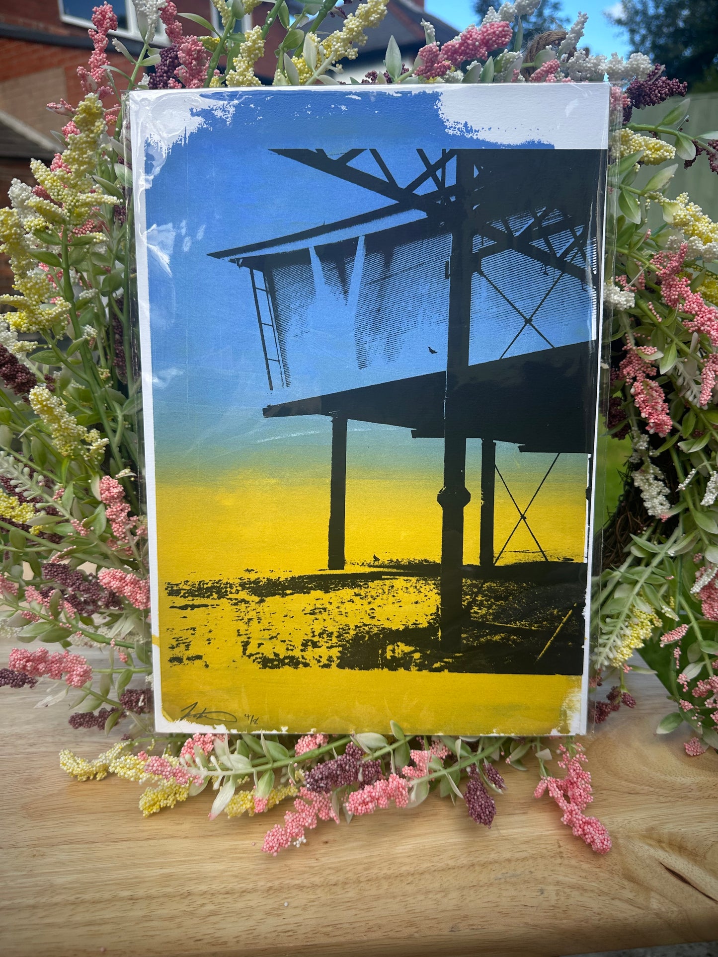 Misprint - Colour Southport Pier Screenprints