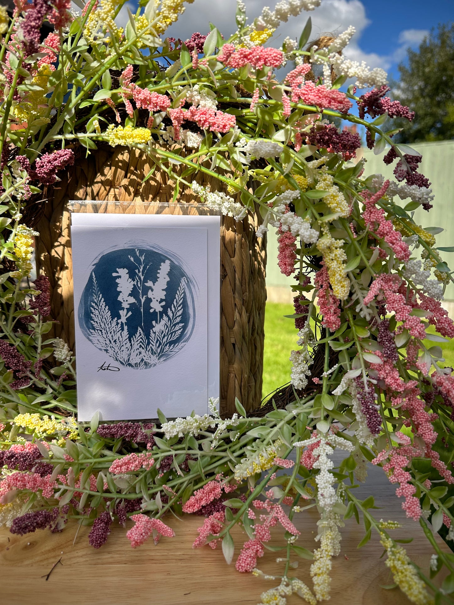 Full Cyanotype Print Cards – Botanical Originals, Circular