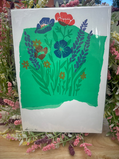 Misprint Colour Block Screenprint