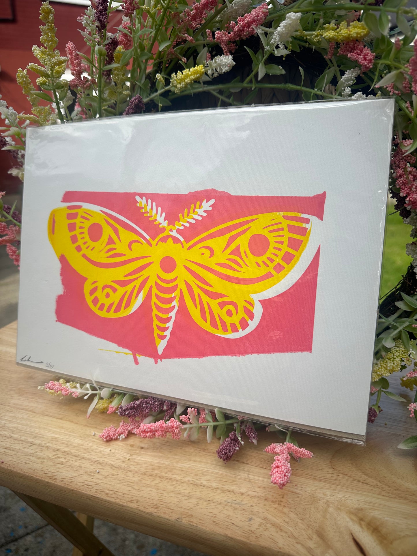 Misprint - Moth Screenprint