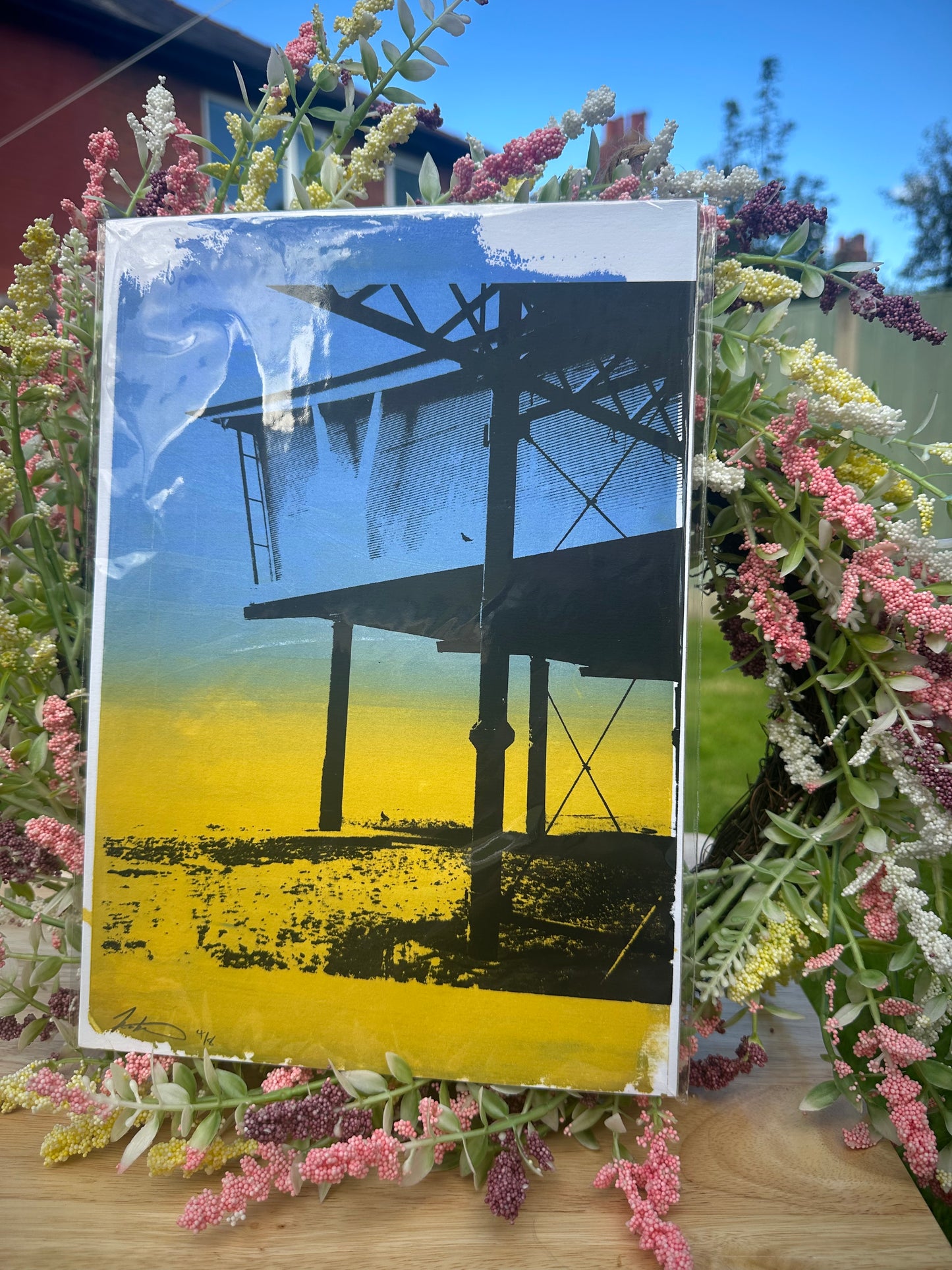 Misprint - Colour Southport Pier Screenprints