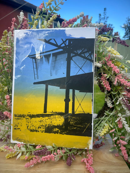 Misprint - Colour Southport Pier Screenprints