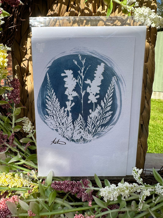 Full Cyanotype Print Cards – Botanical Originals, Circular