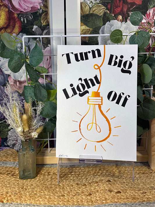 Big Light A4 Print