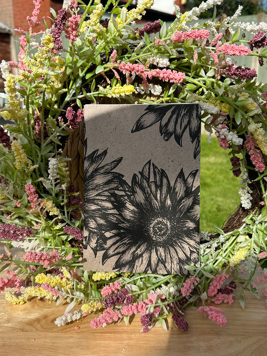 Handmade Sunflower Journals