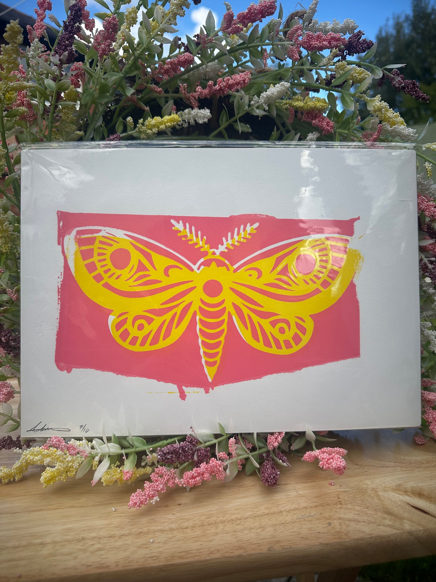 Misprint - Moth Screenprint