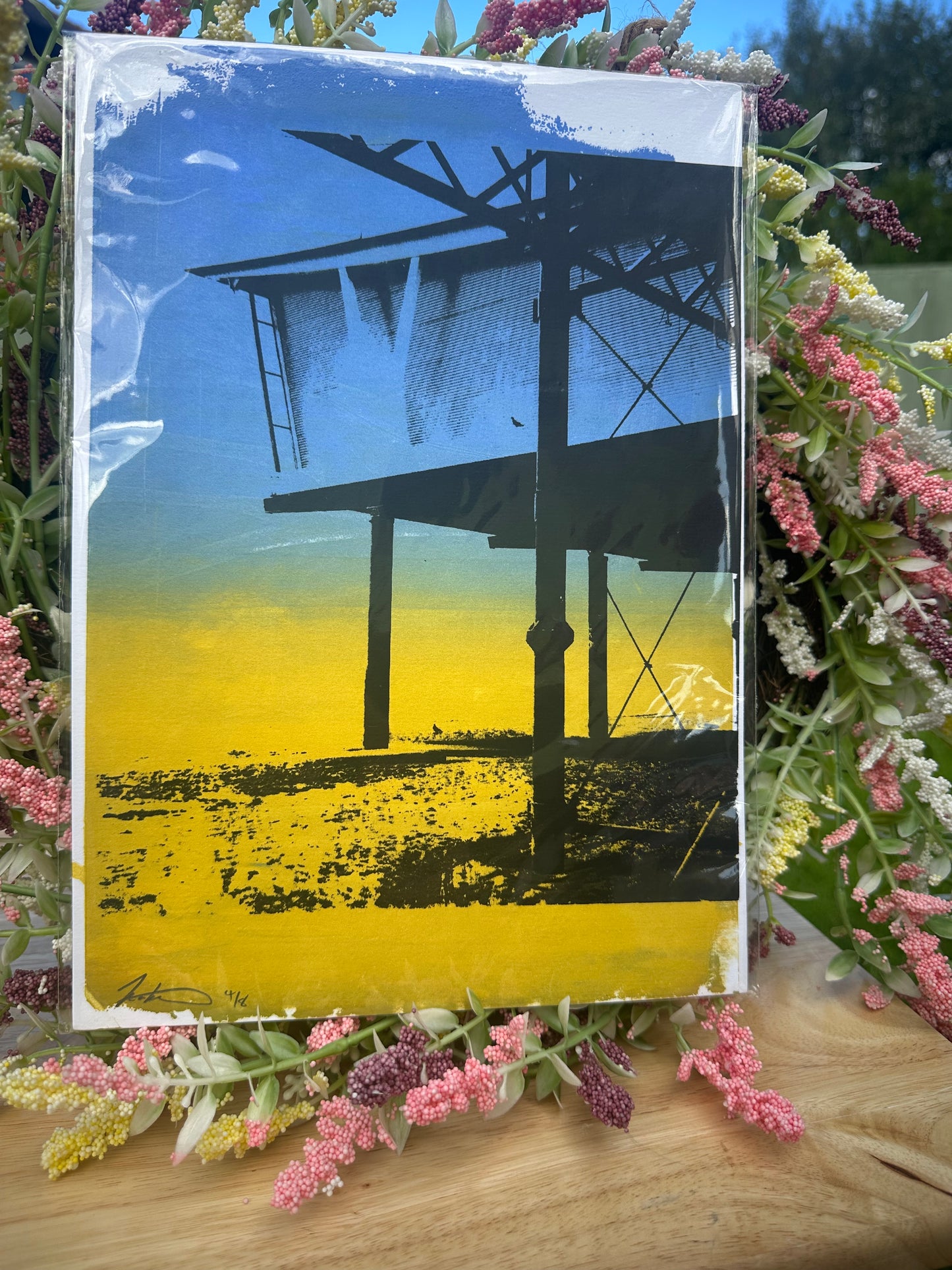 Misprint - Colour Southport Pier Screenprints