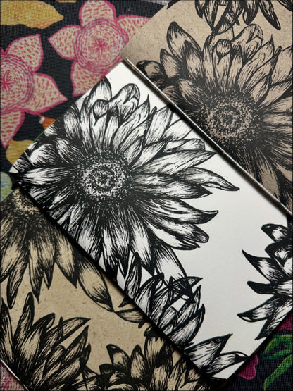 Handmade Sunflower Journals
