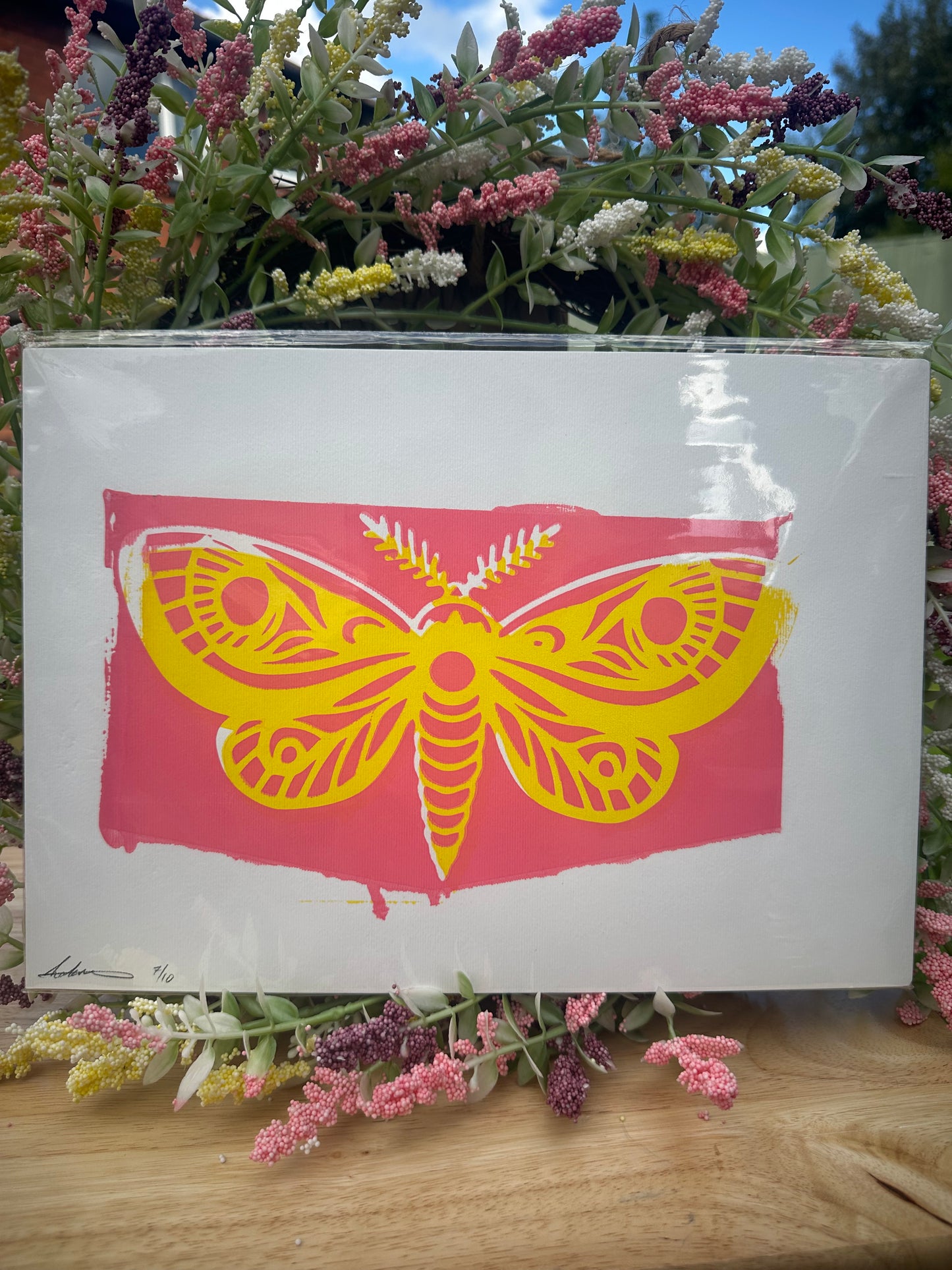 Misprint - Moth Screenprint