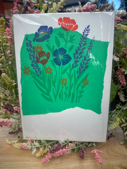 Misprint Colour Block Screenprint