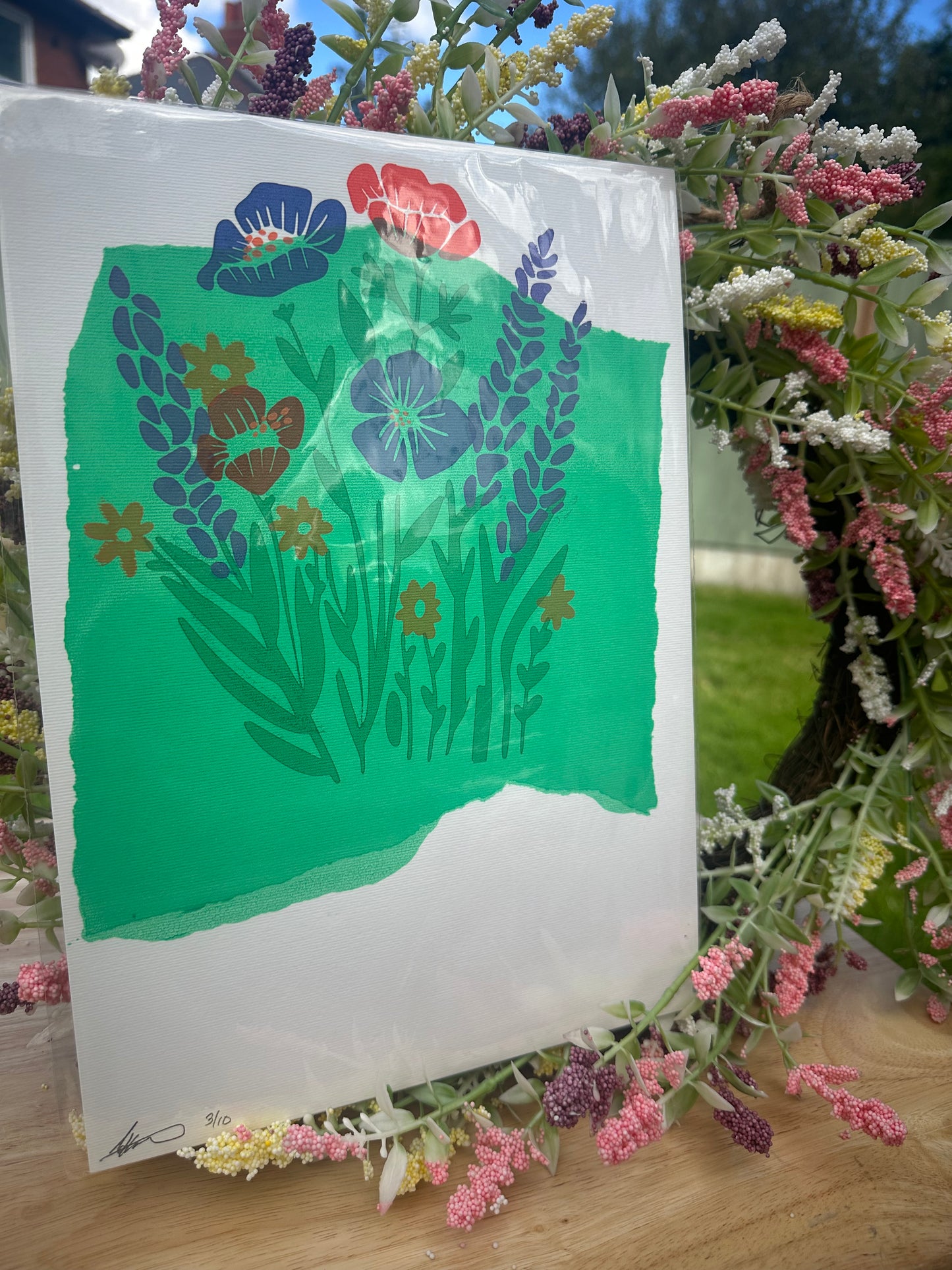 Misprint Colour Block Screenprint