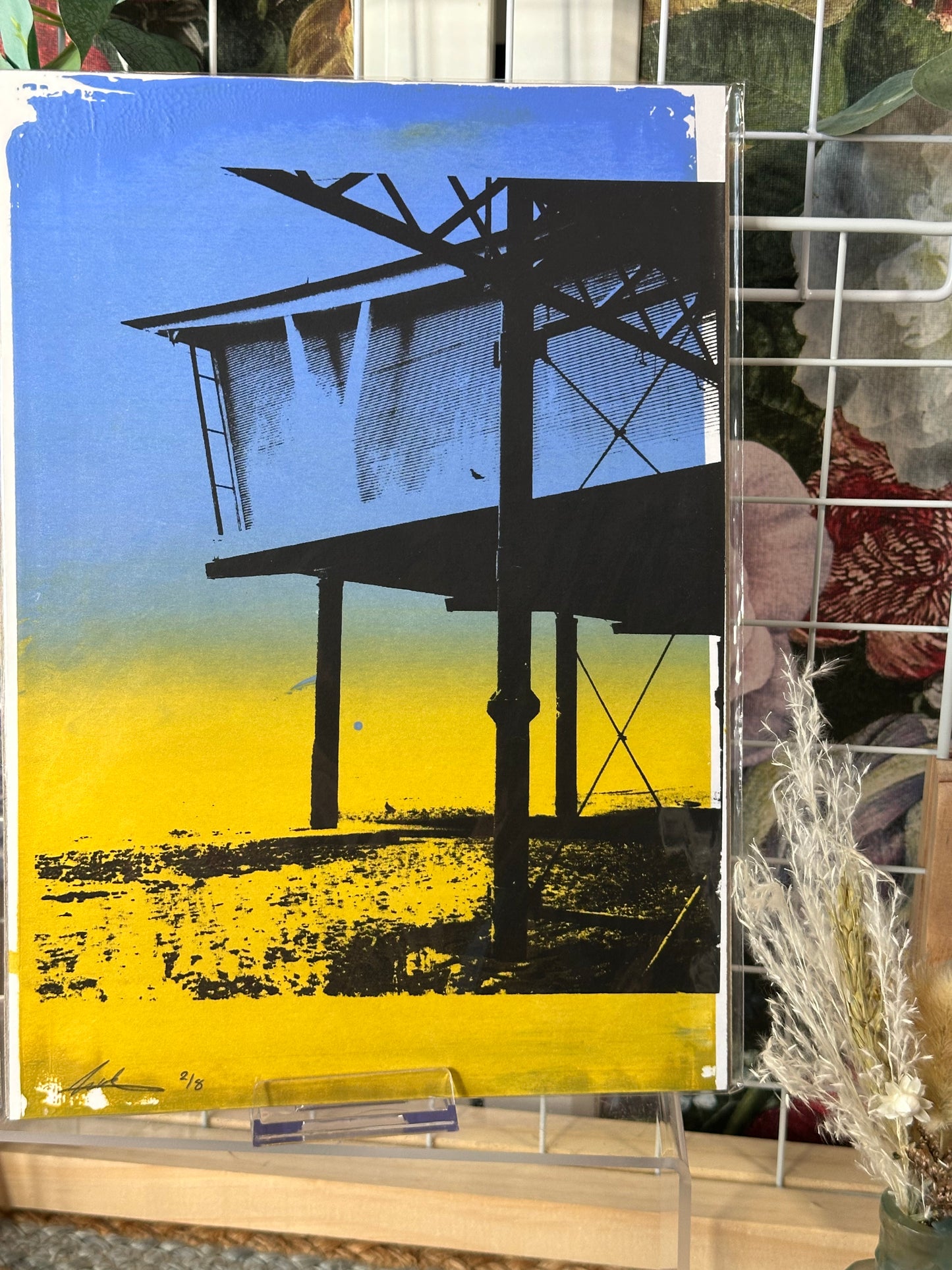 Misprint - Colour Southport Pier Screenprints