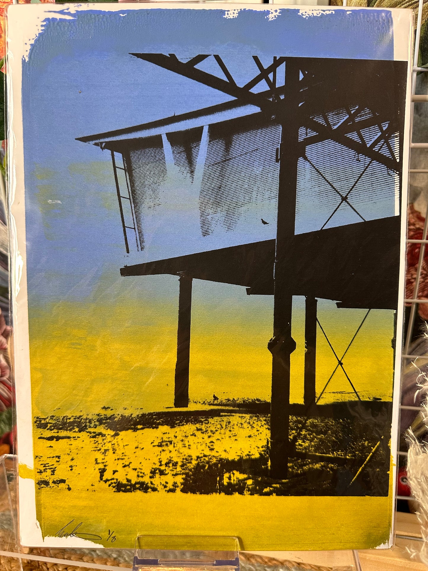 Misprint - Colour Southport Pier Screenprints