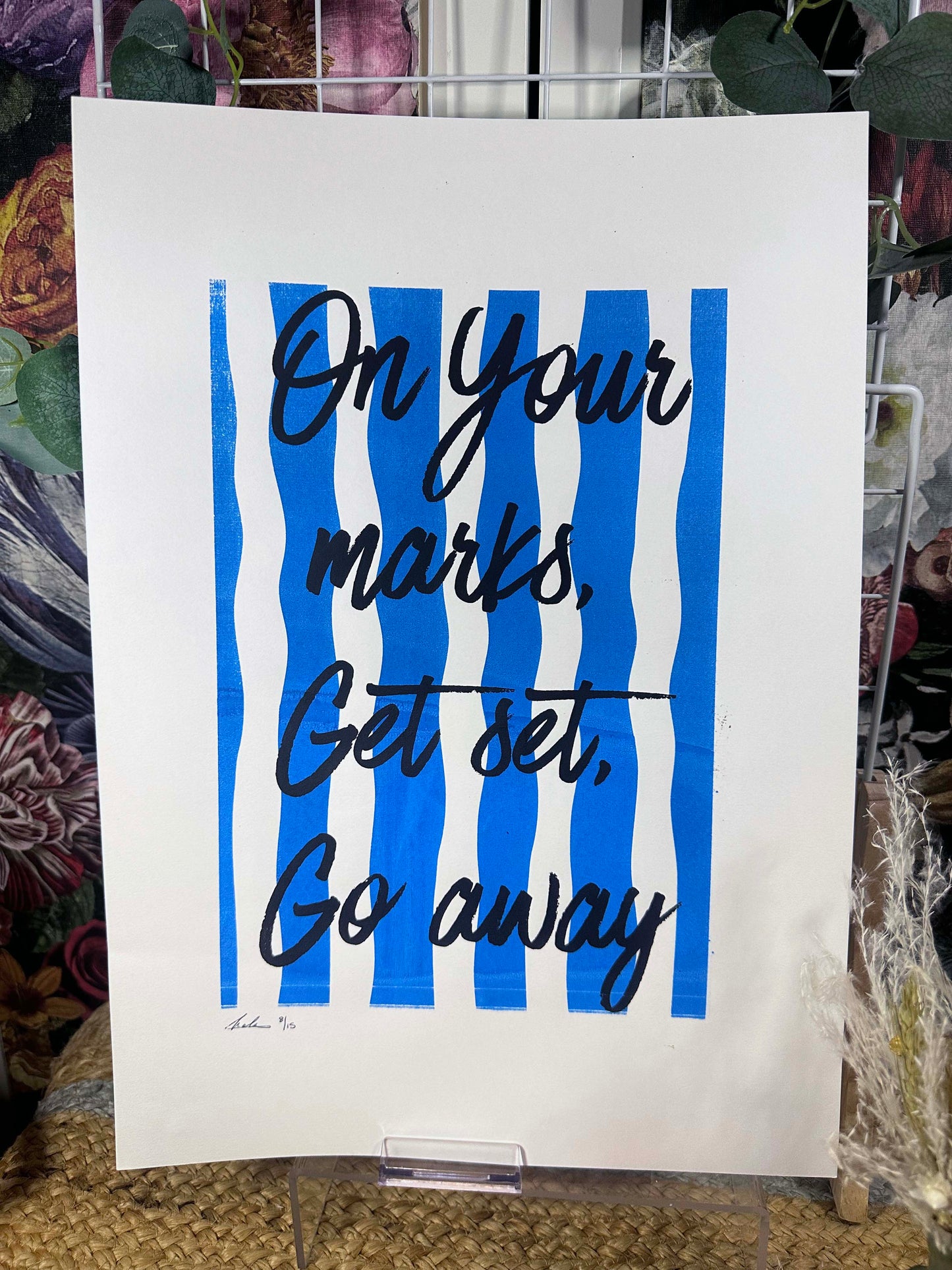 On Your Marks A3 Print