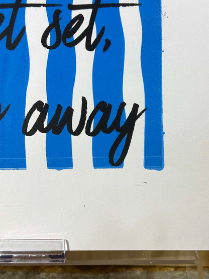 On Your Marks A3 Print